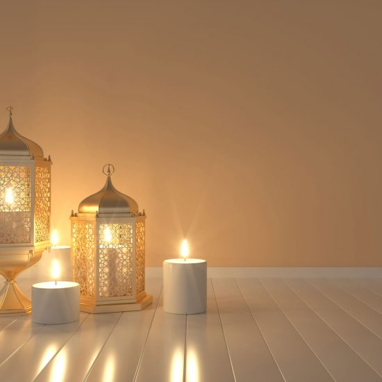 golden-lantern-with-candle-lamp-with-arabic-decoration-arabesque-design